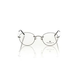 Frankie Morello Gray Metallic Men's Eyeglass Men's Frame